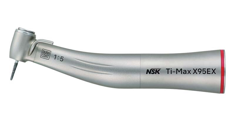 Ti-Max X95EX NSK rotes Winkelstück 1:5, ohne Licht, für FG, externes Wasser