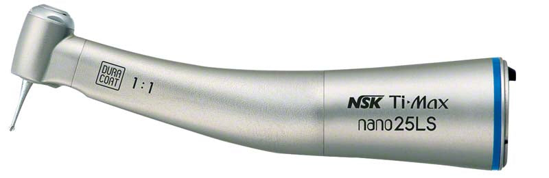 Ti-Max nano25LS NSK blaues Winkelstück 1:1, mit Licht, für RA