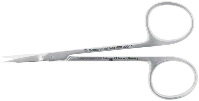Chirurgische Schere, bunt, gerade, 10,5 cm