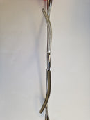 Arterienklemme mit Längsrille für Ovariohysterektomie, gebogen, 165mm lang 014305