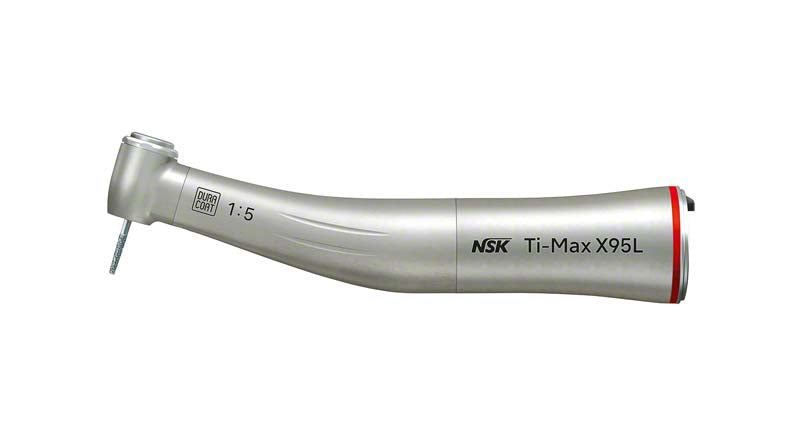 Ti-Max X95L NSK rotes Winklstück 1:5, mit Licht, für FG