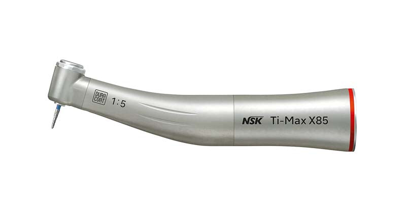 Ti-Max X85 NSK rotes Winkelstück 1:5, mit Licht, für FG, kleiner Kopf