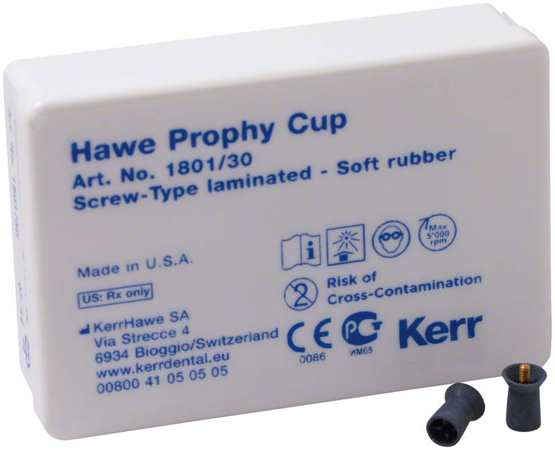 Polierkelch Prophy Cup Screw in, hellgrau weich, 120 Stk