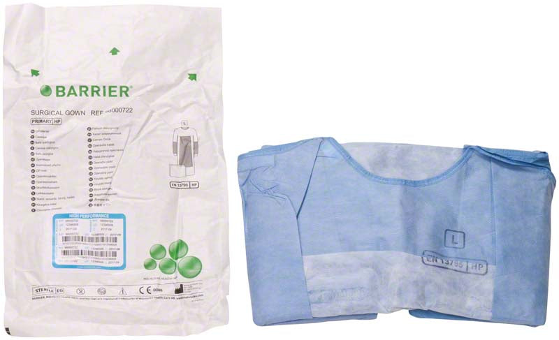 BARRIER® OP Mantel PRIMARY verstärkt, inkl. 2 Handtücher, Länge 145 cm, Breite 174 cm