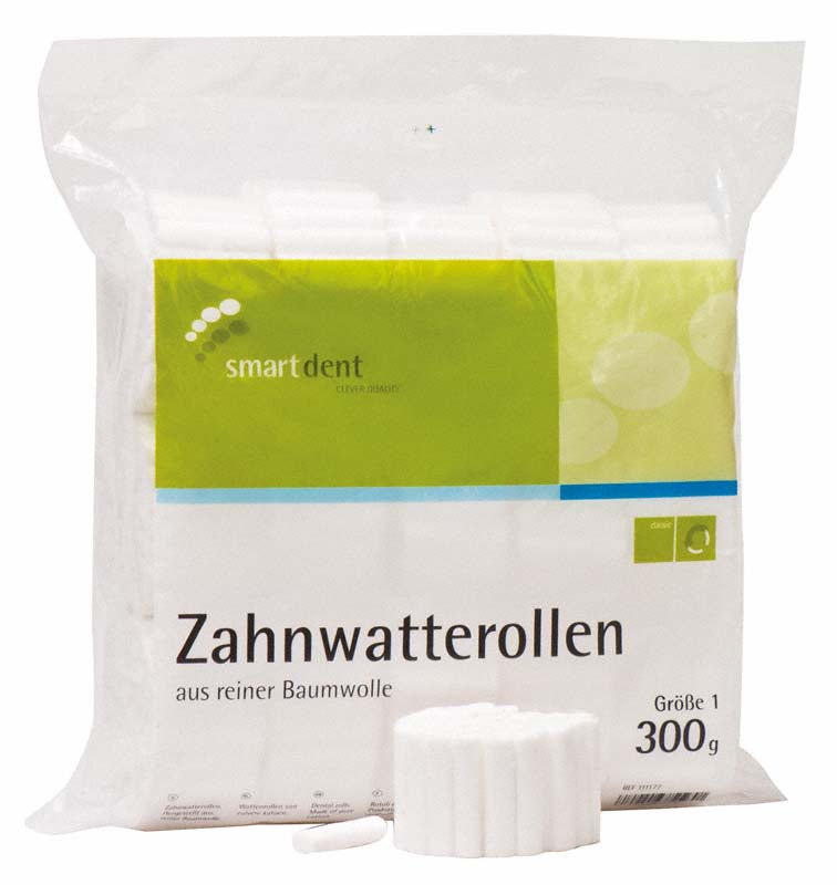 smart Zahnwatterollen, 300g, Größe 1, Ø 8 mm