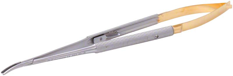 Micro Nadelhalter nach Castroviejo Gomel, 18 cm, gebogen