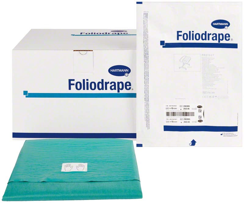Foliodrape® Instrumententisch Auflage, 25 Stk, 80 x 145 cm