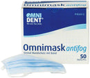 Omnimask antifog Mund-Nasen-Schutz, zum Binden, 50 Stk, blau