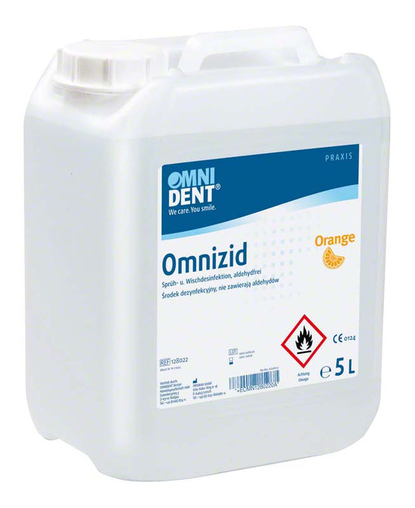 Omnizid Flächendesinfektion, 5 L Kanister, Orange