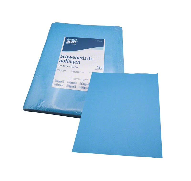 Schwebetischauflage, 250 Stk, 28x36 cm, blau