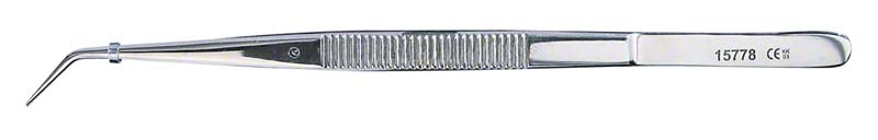 Pinzetten nach College, gerieft, kurzer Schenkel, 150 mm