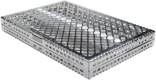 Steri-Wash-Tray Instrumenten Tray, 19 x 14 x 3,4 cm, mit Silikoneinlage