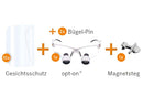 opt-on® protect Lupenbrille 3,3 fachmit Gesichtsschutz
