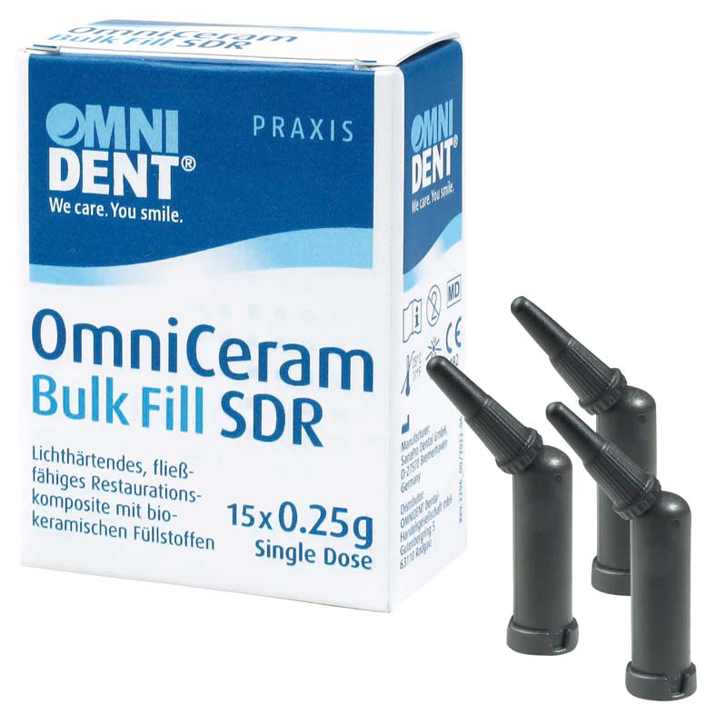 OmniCeram Bulk Fill SDR Composite, 15 x 0,25 g Singledose