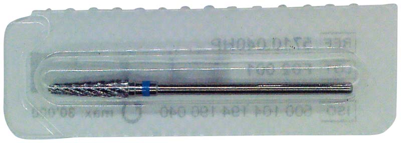 Omni Hartmetall Fräser, HP, kreuzverzahnt, blau, Fig 196, 4 mm