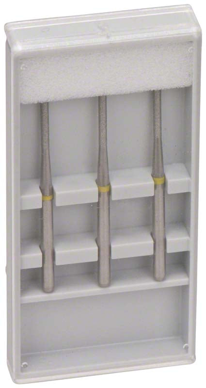 Omni Diamant MT 3 Parallelfräser für Turbine FGXL, 25 mm, gelb superfein