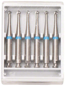 OmniRound Hartemtallbohrer, blau, RA = Winkelstück, ISO 016, Fig 006, 5 Stk