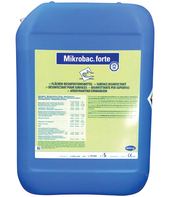 Mikrobac® forte Flälchendesinfektion, 5 L Kanister