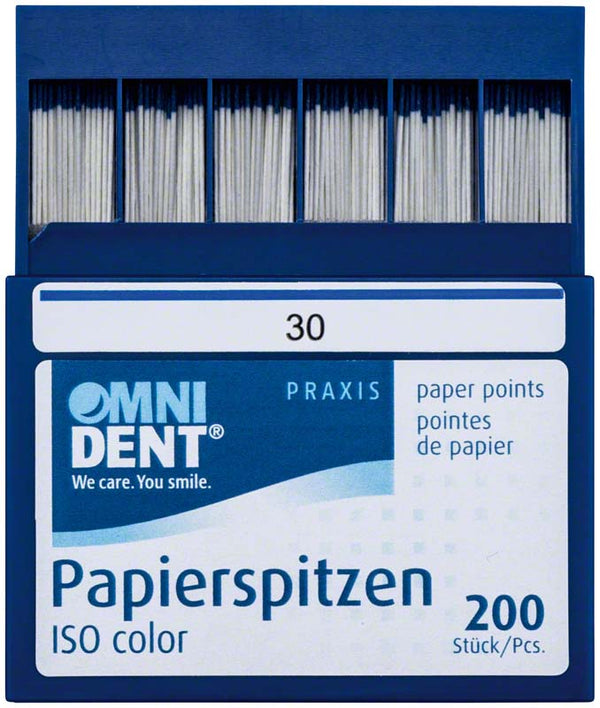 Papierspitzen, 200 Stk, ISO 030, 30 mm