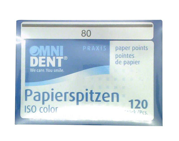 Papierspitzen, 120 Stk, ISO 080, 30 mm