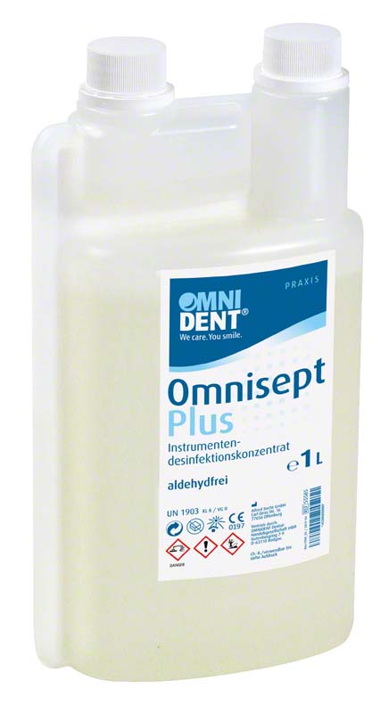 Omnisept Plus Instrumenten Reingung und Desinfektion 1L Dosierflasche