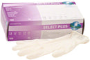 SELECT PLUS Latex Untersuchungshandschuhe, puderfrei, 100 Stk, weiß, XL