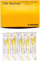 Sterican® Einmalkanüle, G30, gelb, Ø 0,3 x 12 mm