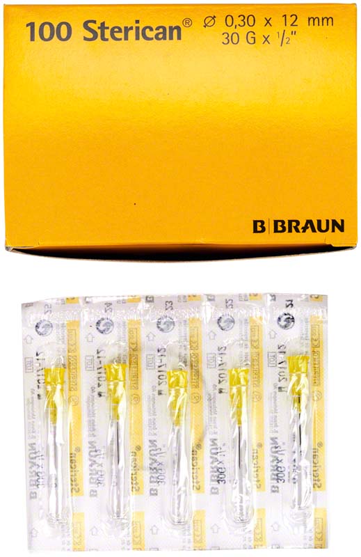 Sterican® Einmalkanüle, G26, braun, Ø 0,45 x 12 mm