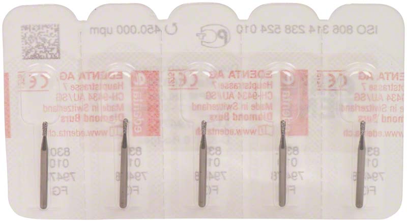 Omni Diamanten 808 für Turbine, 19 mm, standard, Birne ISO 010