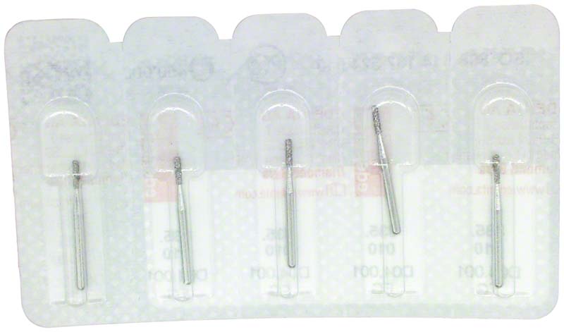 Omni Diamanten 835 für Turbine, 19 mm, standard, Zylinder flach, ISO 010