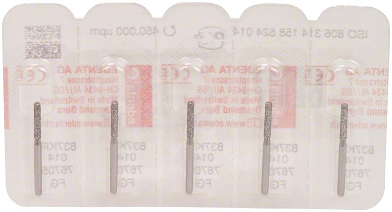 Omni Diamanten 837 für Turbine, 19 mm, standard, Zylinder Kante rund ISO 014