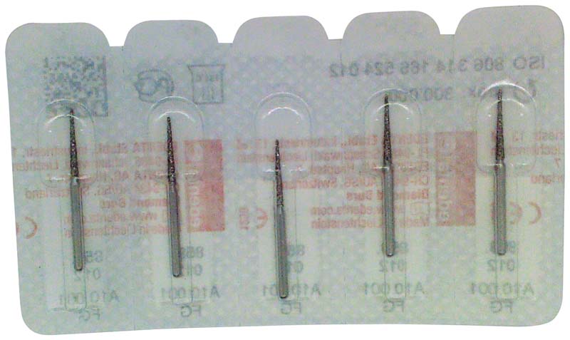 Omni Diamanten 859 für FG, 19 mm, standard, Konus lange Spitze ISO 012