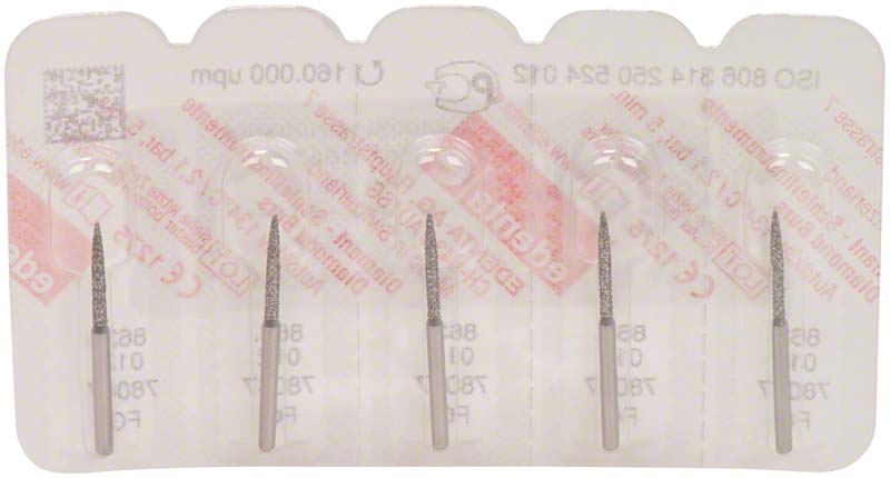 Omni Diamanten 863 für FG, 19 mm, standard, Flamme ISO 012