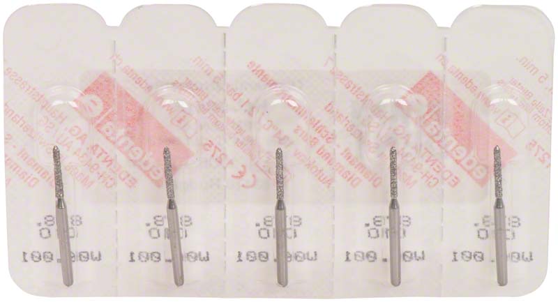 Omni Diamanten 878 für FG, 19 mm, schwarz supergrob, Torpedo zylindrisch ISO 016
