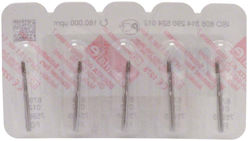 Omni Diamanten 879 für FG, 19 mm, standard, Torpedo zylindrisch ISO 012
