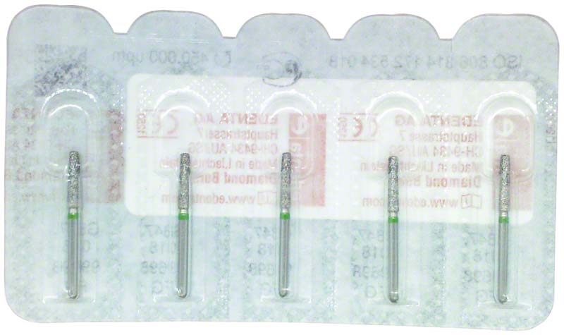 Omni Diamanten 847 für FG, 19 mm, grün grob, Konus flach ISO 018