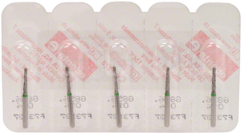 Omni Diamanten 856 für FG, 19 mm, grün grob, Konus rund ISO 014