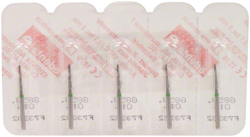Omni Diamanten 858 für FG, 19 mm, grün grob, Konsu Spitze ISO 014