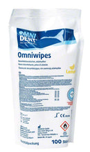 Omniwipes Flächendesinfektionstücher Refill für Dose, 14x20 cm, lemon