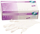 FORMAT Nitril Untersuchungshandschuhe, 100 Stk, weiß, XS