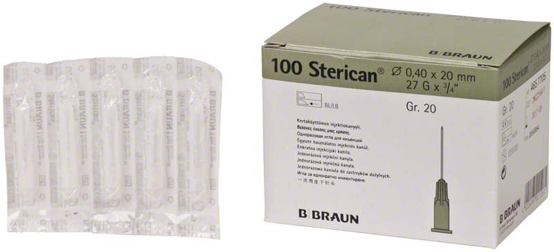 Sterican® Einmalkanüle, G24, lila, Ø 0,55 x 25 mm