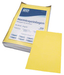Normtrayeinlagen, 250 Stk, 28x18 cm, gelb