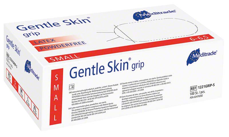 Gentle Skin® grip Untersuchungshandschuhe, puderfrei, 100 Stk, XS