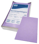 Normtrayeinlagen, 250 Stk, 28x18 cm, lila