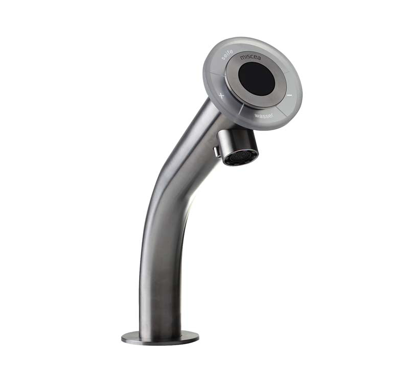 miscea CLASSIC Armatur Edelstahl, Tischauslauf, für Beutel