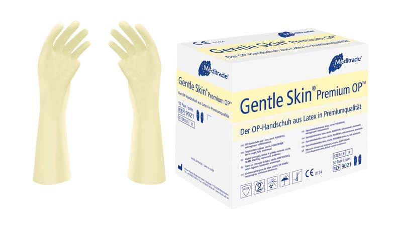 Gentle Skin® Premium OP™ OP Handschuhe, puderfrei, 50 Stk, Gr 9