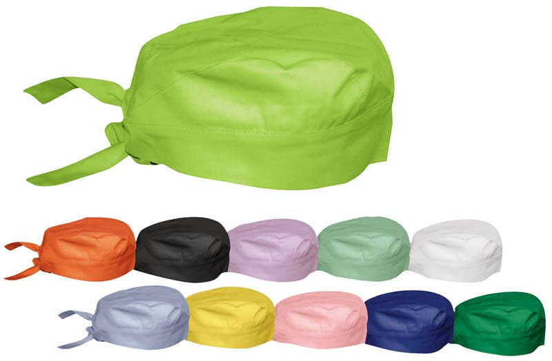 Monoart® Bandana OP Haube Stoff, 1 Stk, schwarz