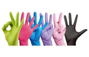 Monoart® Einmalhandschuhe Nitril, puderfrei, 100 Stk, rosa