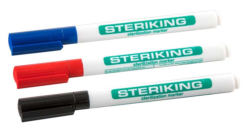 Marker für Sterilisationsbeutel rot